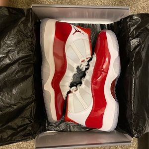 Mens size 9.5 Retro Cherry Jordan 11, BRAND NEW STILL IN BOX never worn